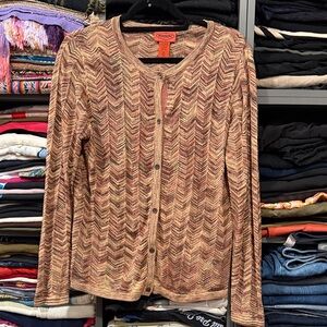 Missoni for Target Gold Chevron Cardigan